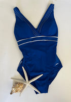 Speedo - Clip Back - One Piece - Royal Blue - Size 10