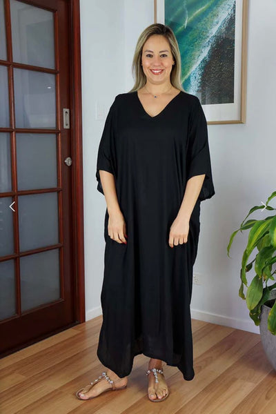 Kaftan Long - Black