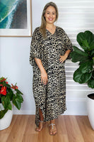 Kaftan Long - Safari Print