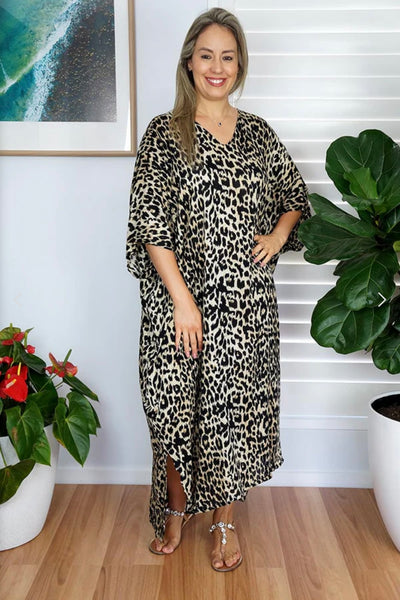 Kaftan Long - Safari Print