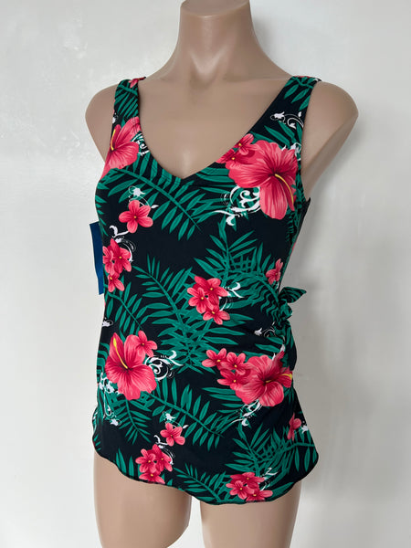 Ocean Curl - Jemma One Piece - Green Print