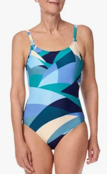 Amoena - One Piece - Multi Colour Blues
