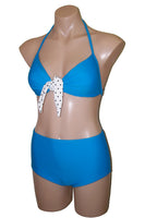 Ocean Curl - Chloe Bikini Top - Blue