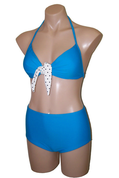 Ocean Curl - Chloe Bikini Top - Blue