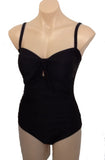 Ocean Curl - Olivia One Piece - Black