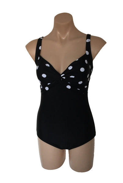 One Summer Soft Cup One Piece - Black Spot